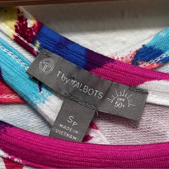 T by Talbots NWOT Cross Back Cozy Crush Dress UPF 50+ Small Petite - Picture 4 of 11